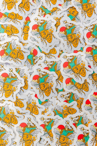 Queen Bee Vinyl Sticker