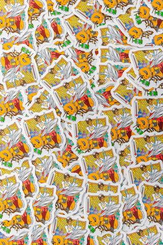 Nurse Bee Vinyl Sticker