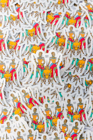 Guard Bee Vinyl Sticker