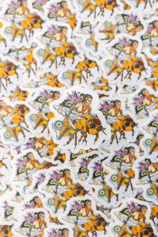 Forager Bee Vinyl Sticker