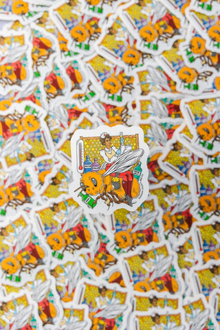 Nurse Bee Vinyl Sticker